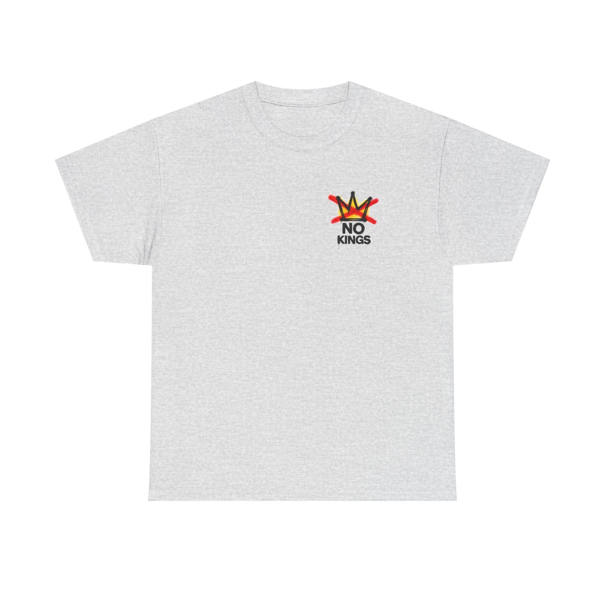 QRCode No Kings (Front & Back) Graphic Tee — Street Art Style