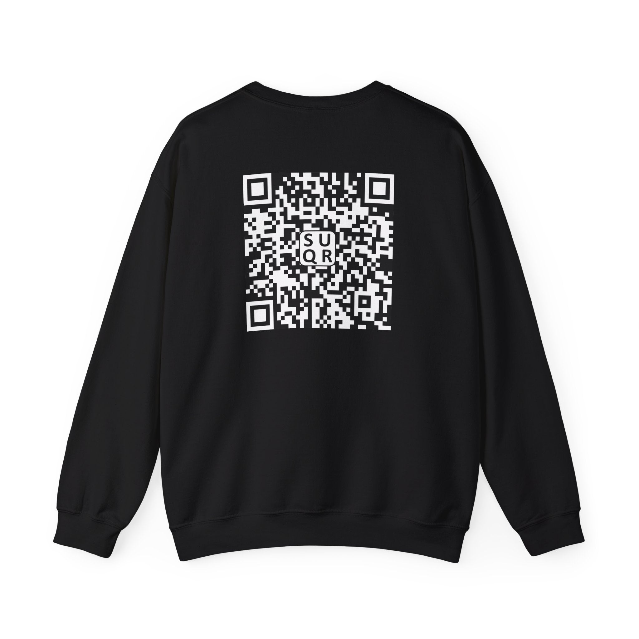 "No Kings" - QR Code Sweatshirt - Scannable Back Design