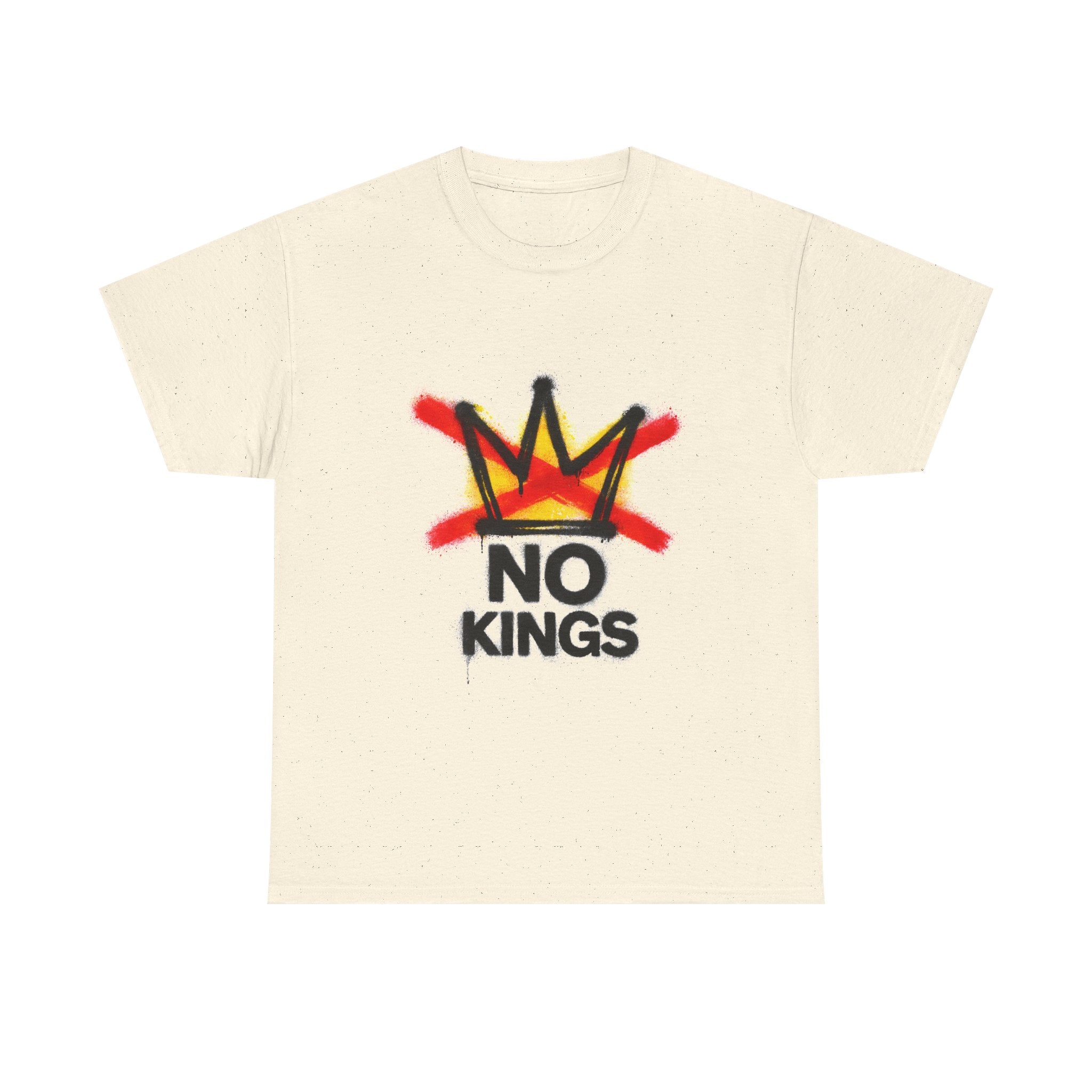 "No Kings" (Front) Graphic Tee — Street Art Style