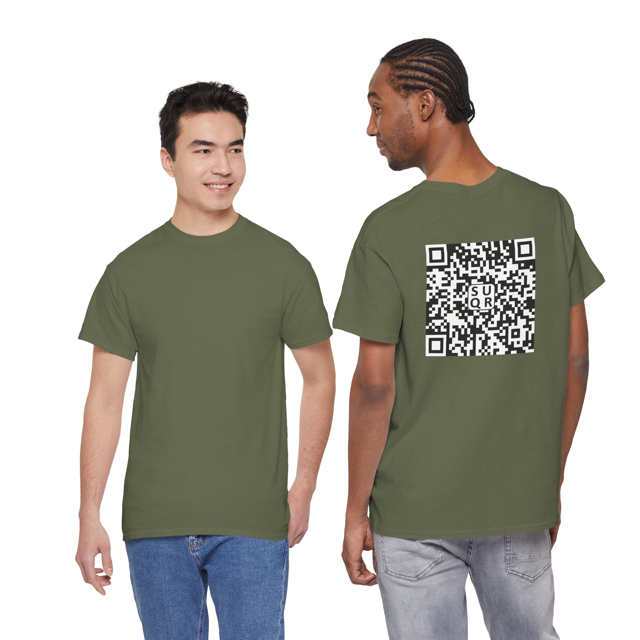 "No Kings" - QR Code Tee - Scannable Back Design