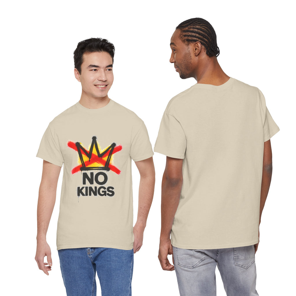 "No Kings" (Front) Graphic Tee — Street Art Style
