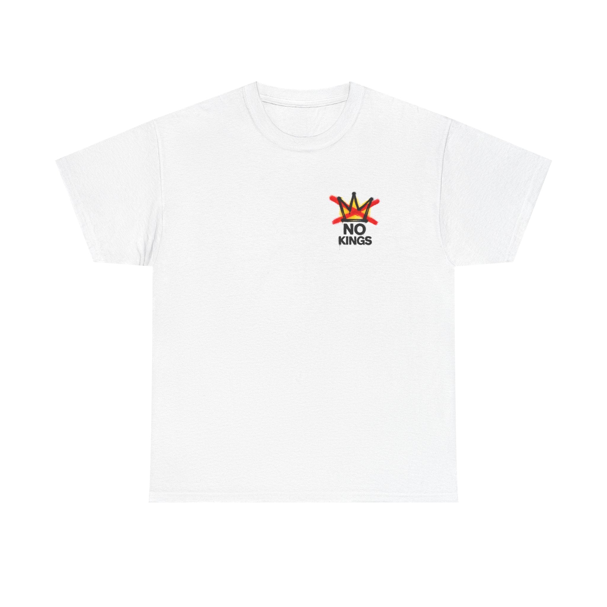 QRCode No Kings (Front & Back) Graphic Tee — Street Art Style