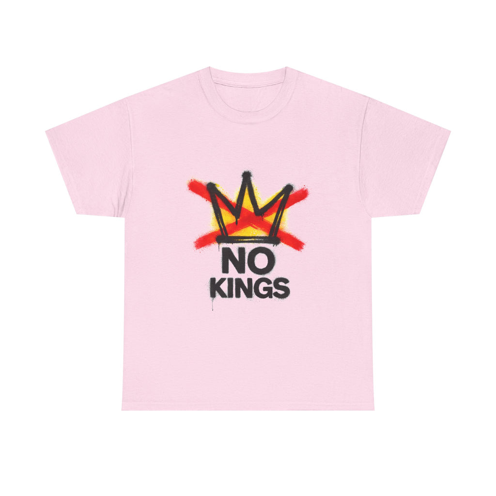 "No Kings" (Front) Graphic Tee — Street Art Style