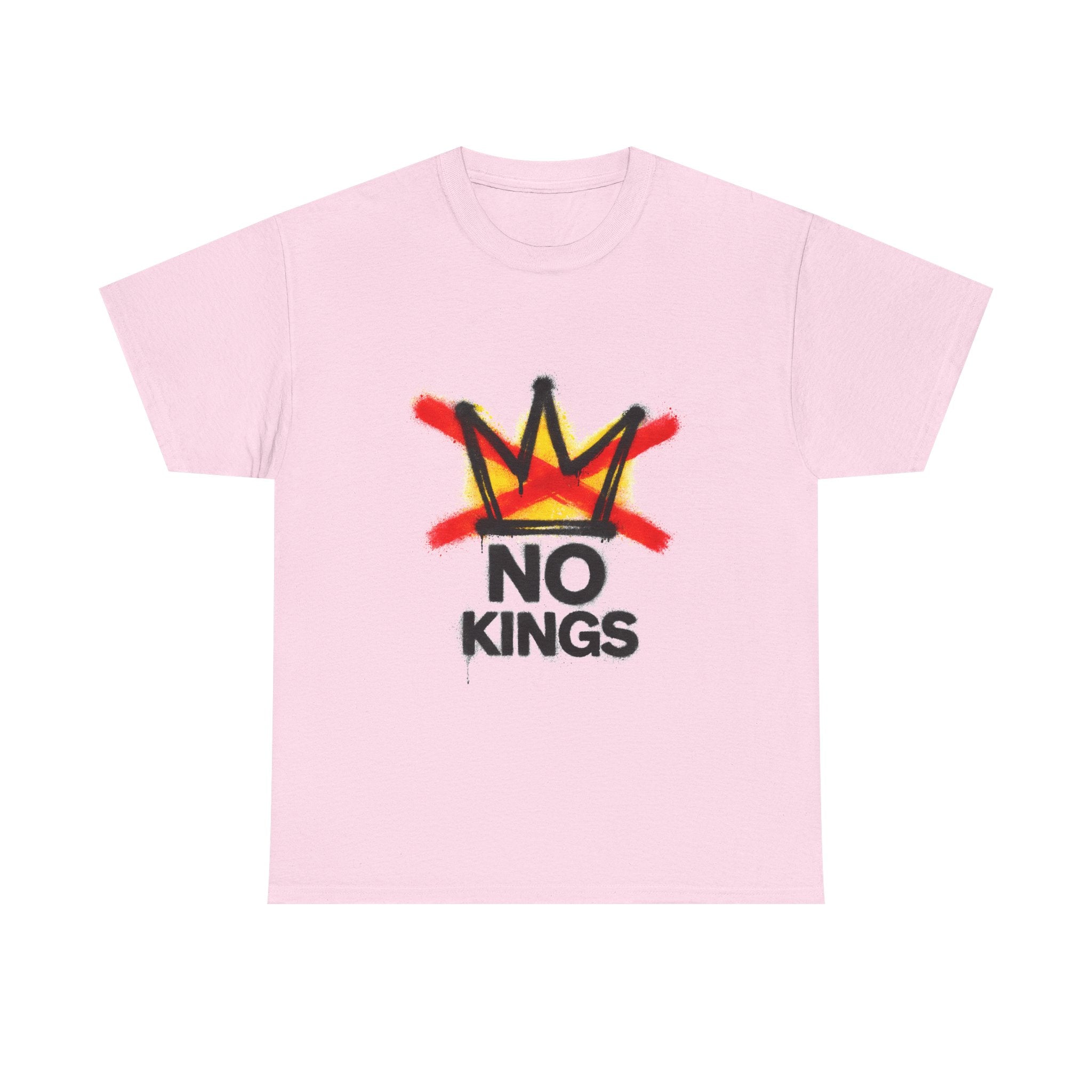 "No Kings" (Front) Graphic Tee — Street Art Style