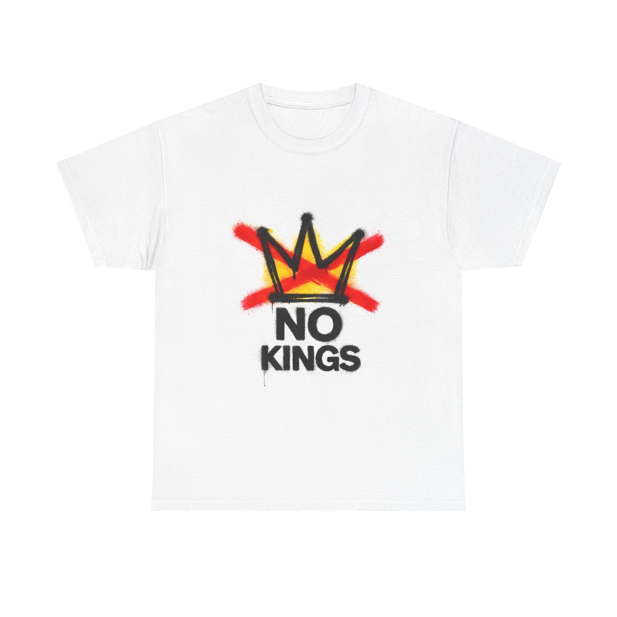 "No Kings" (Front) Graphic Tee — Street Art Style